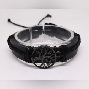 Men's leather bracelet Tree of‎ life new e41